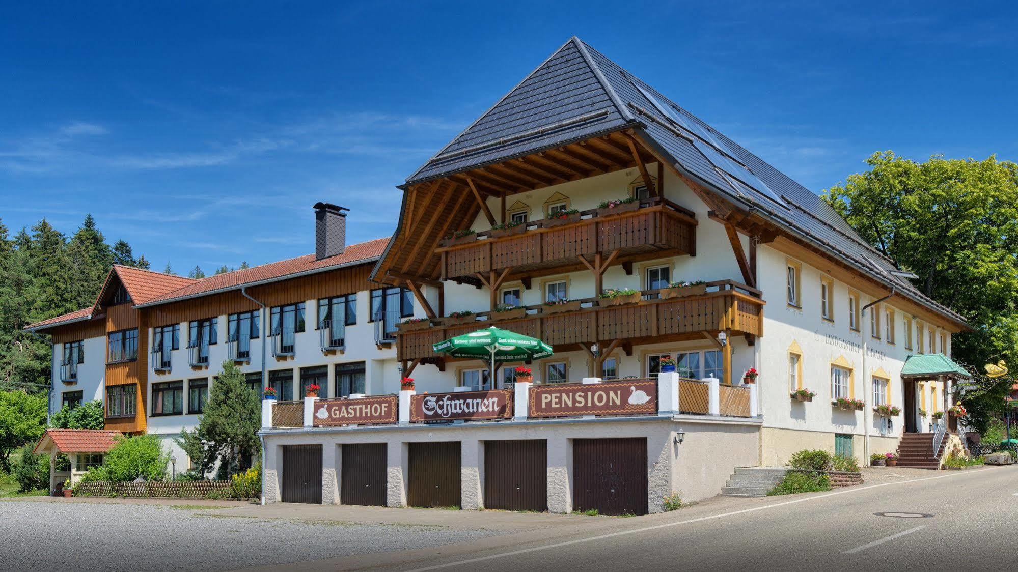 Landgasthof Zum Schwanen Hornberg Exterior foto
